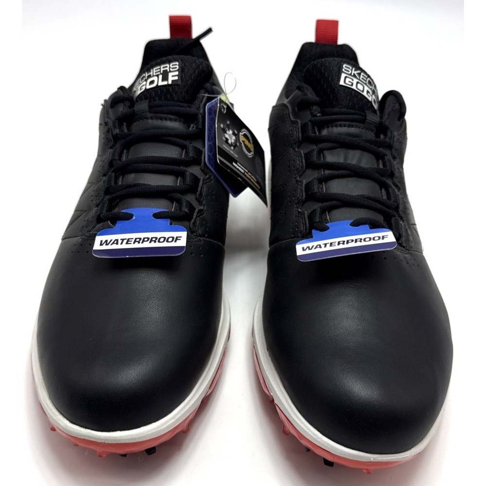 Skechers Go Golf Pro 4 Legacy Golf Shoes Black/Red Size Mens Size 8 - Picture 3 of 5